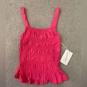 NWT preppy pink tank top